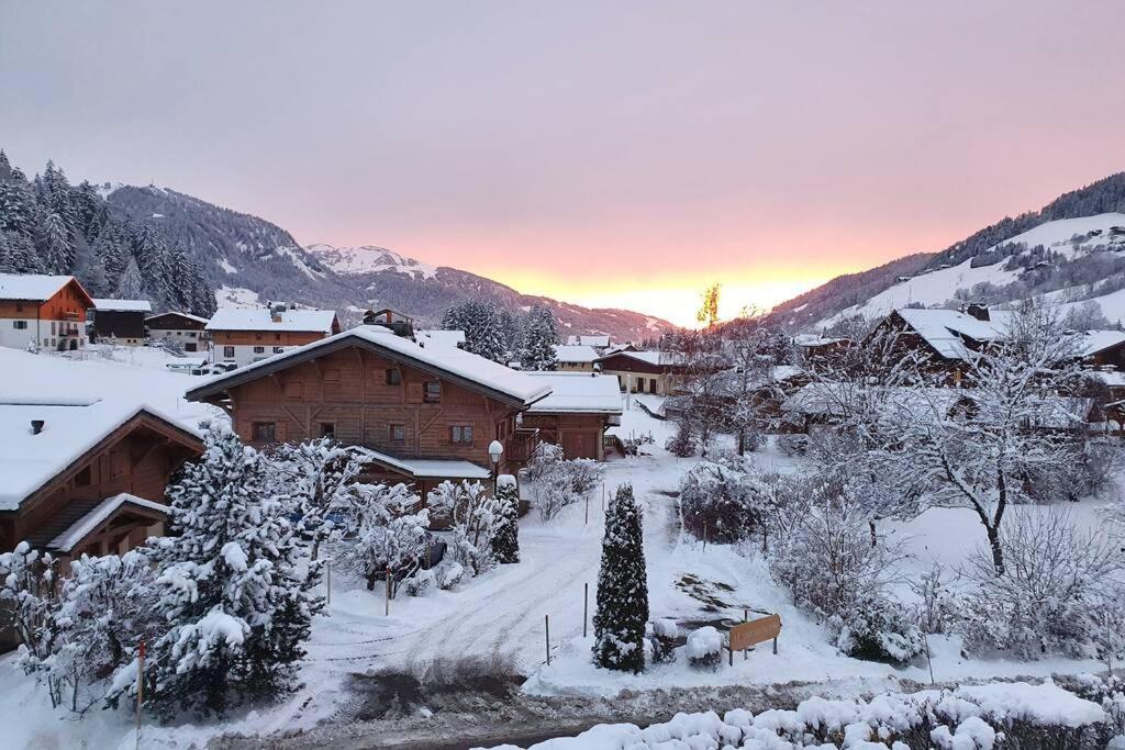 *** Le Refuge *** Logement standing Megève Demi-Quartier Eksteriør billede