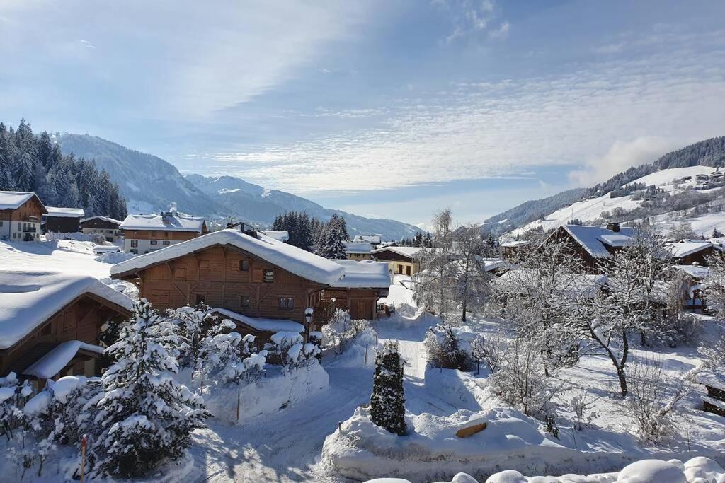 *** Le Refuge *** Logement standing Megève Demi-Quartier Eksteriør billede